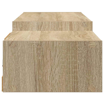 vidaXL Wall-mounted TV Cabinet Wall-Mounted Sonoma Oak