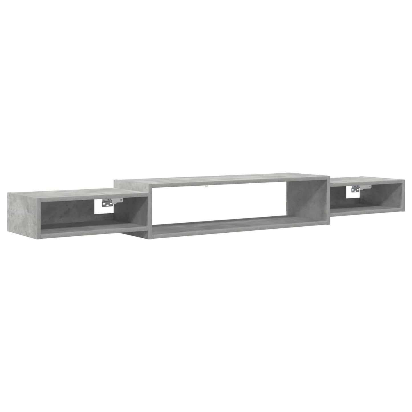vidaXL Wall-mounted TV Cabinet Wall-Mounted Concrete Grey