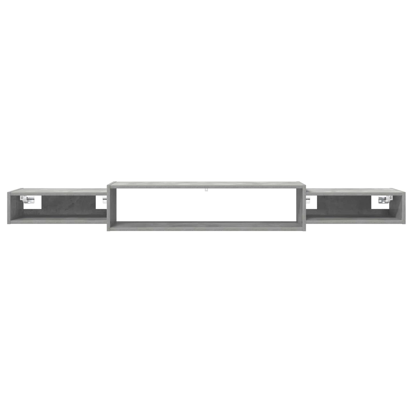 vidaXL Wall-mounted TV Cabinet Wall-Mounted Concrete Grey