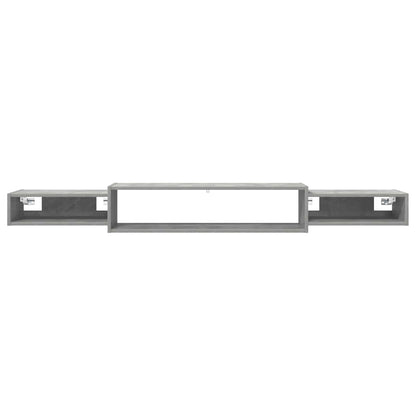 vidaXL Wall-mounted TV Cabinet Wall-Mounted Concrete Grey