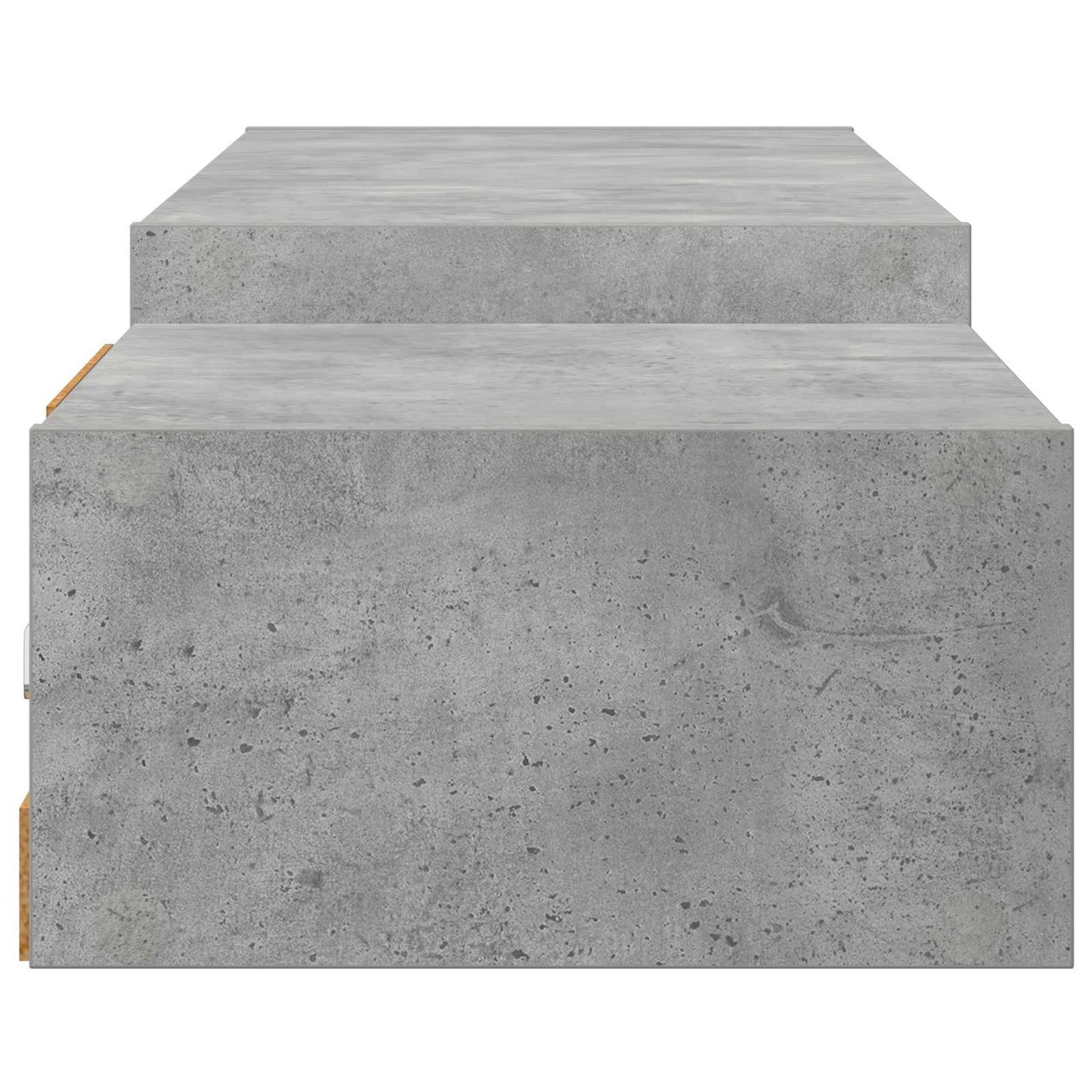 vidaXL Wall-mounted TV Cabinet Wall-Mounted Concrete Grey