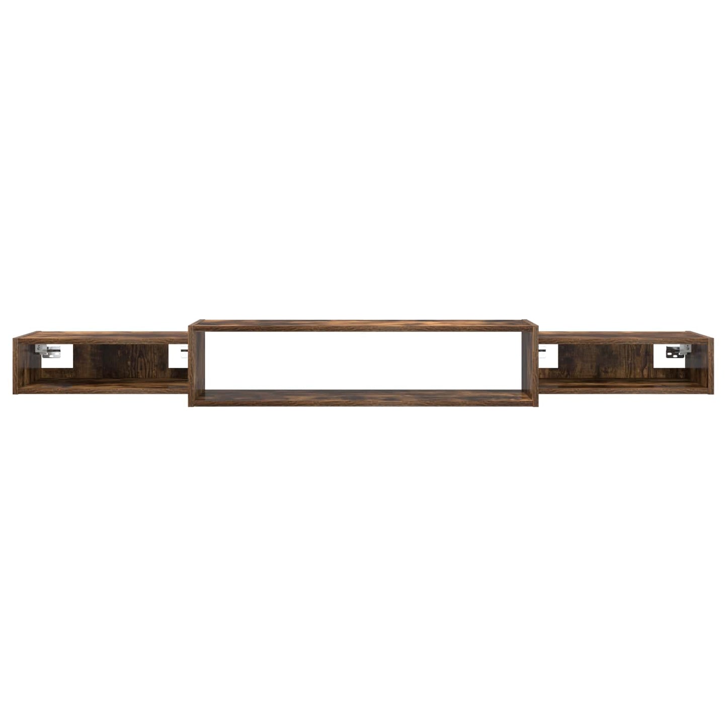 vidaXL Wall-mounted TV Cabinet Wall-Mounted Smoked Oak