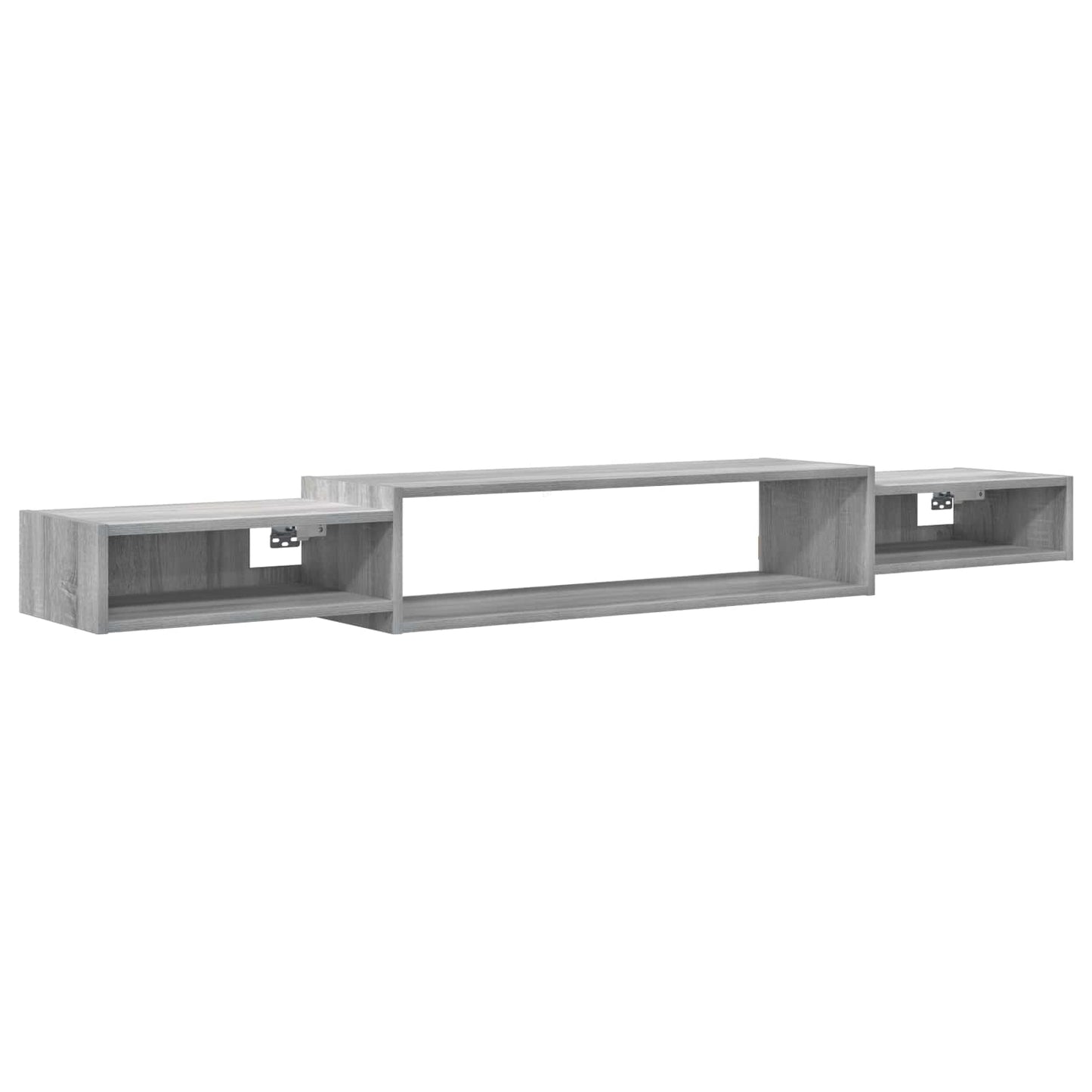 vidaXL Wall-mounted TV Cabinet Wall-Mounted Grey Sonoma