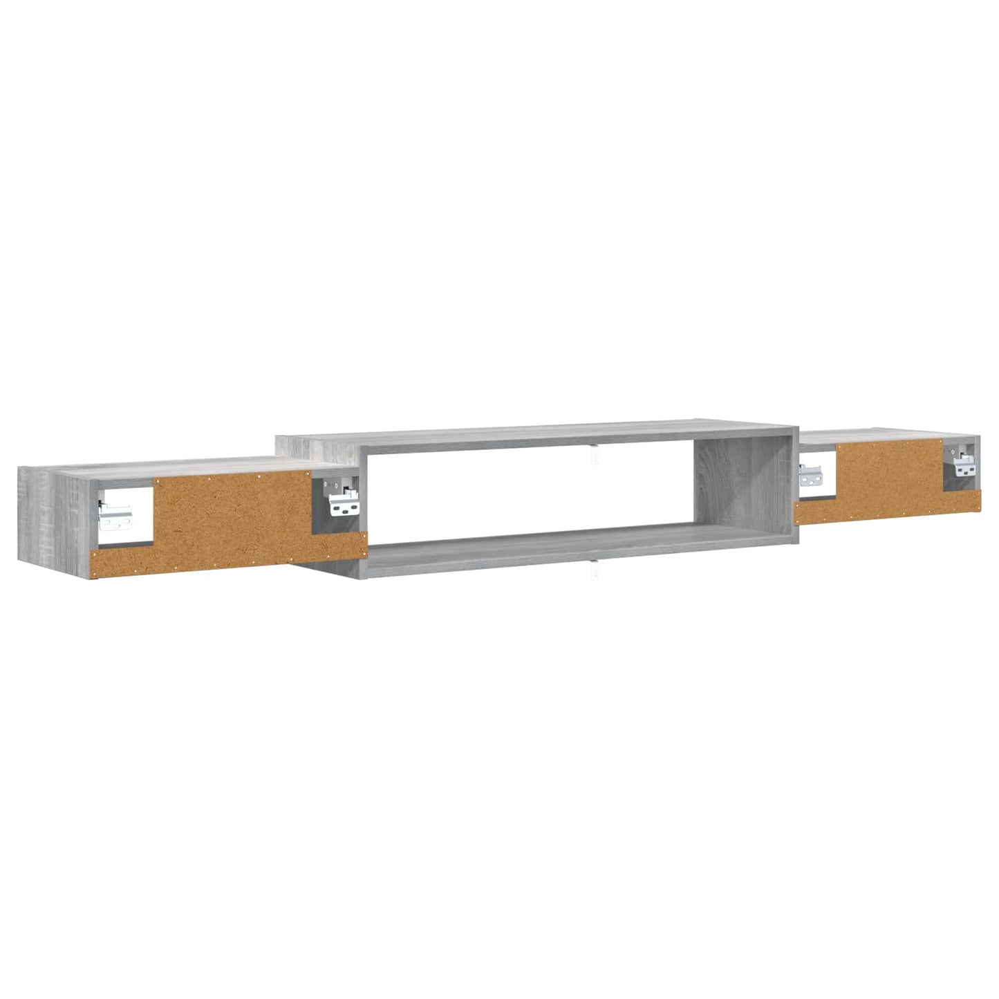 vidaXL Wall-mounted TV Cabinet Wall-Mounted Grey Sonoma