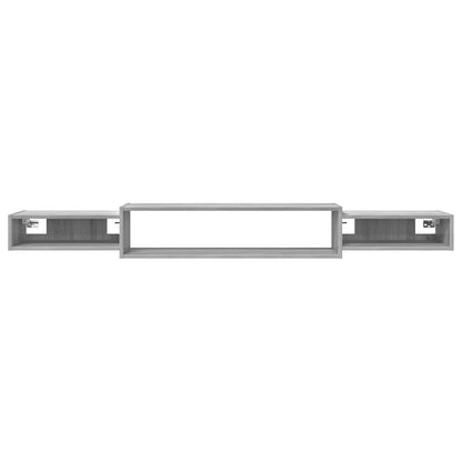 vidaXL Wall-mounted TV Cabinet Wall-Mounted Grey Sonoma