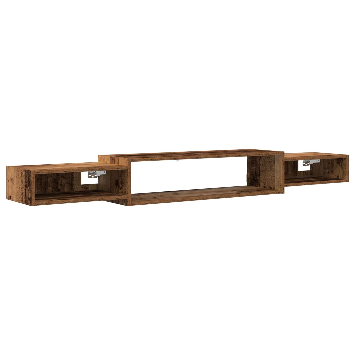 vidaXL Wall-mounted TV Cabinet Wall-Mounted Old Wood 180 x 28 x 21 cm
