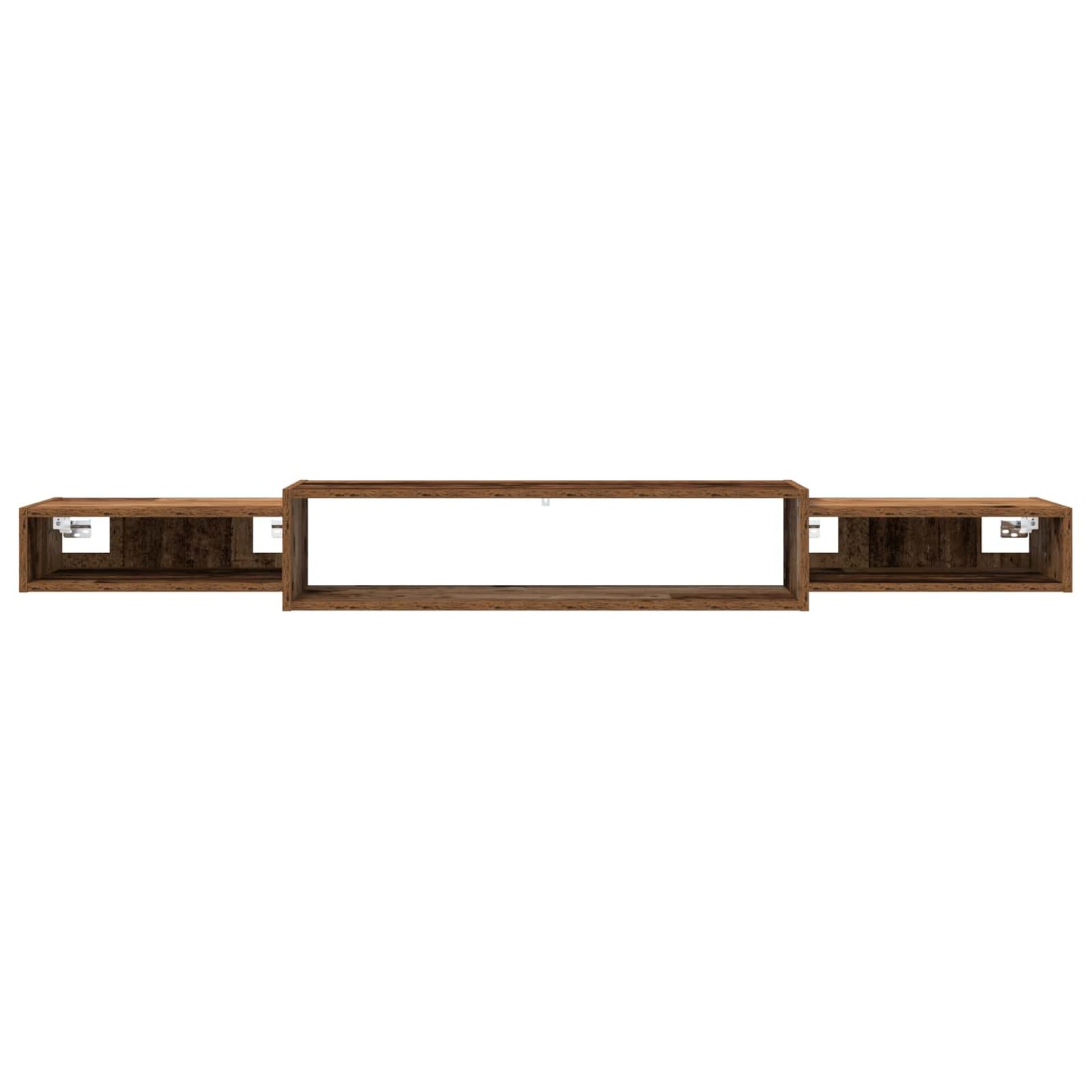 vidaXL Wall-mounted TV Cabinet Wall-Mounted Old Wood 180 x 28 x 21 cm