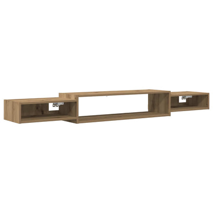 vidaXL Wall-mounted TV Cabinet Wall-Mounted Artisan Oak