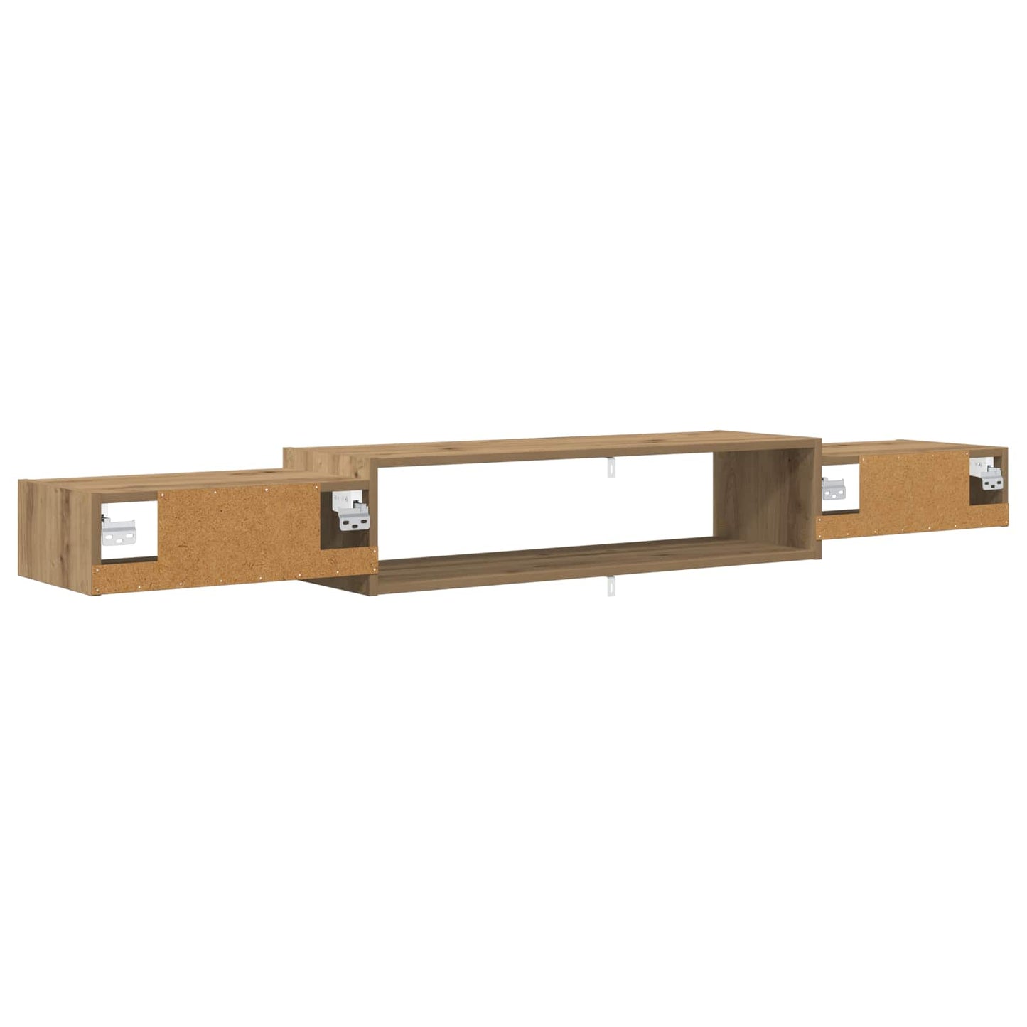 vidaXL Wall-mounted TV Cabinet Wall-Mounted Artisan Oak