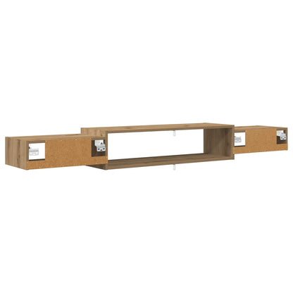 vidaXL Wall-mounted TV Cabinet Wall-Mounted Artisan Oak