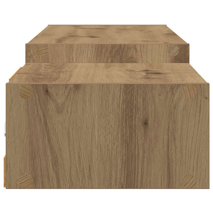 vidaXL Wall-mounted TV Cabinet Wall-Mounted Artisan Oak