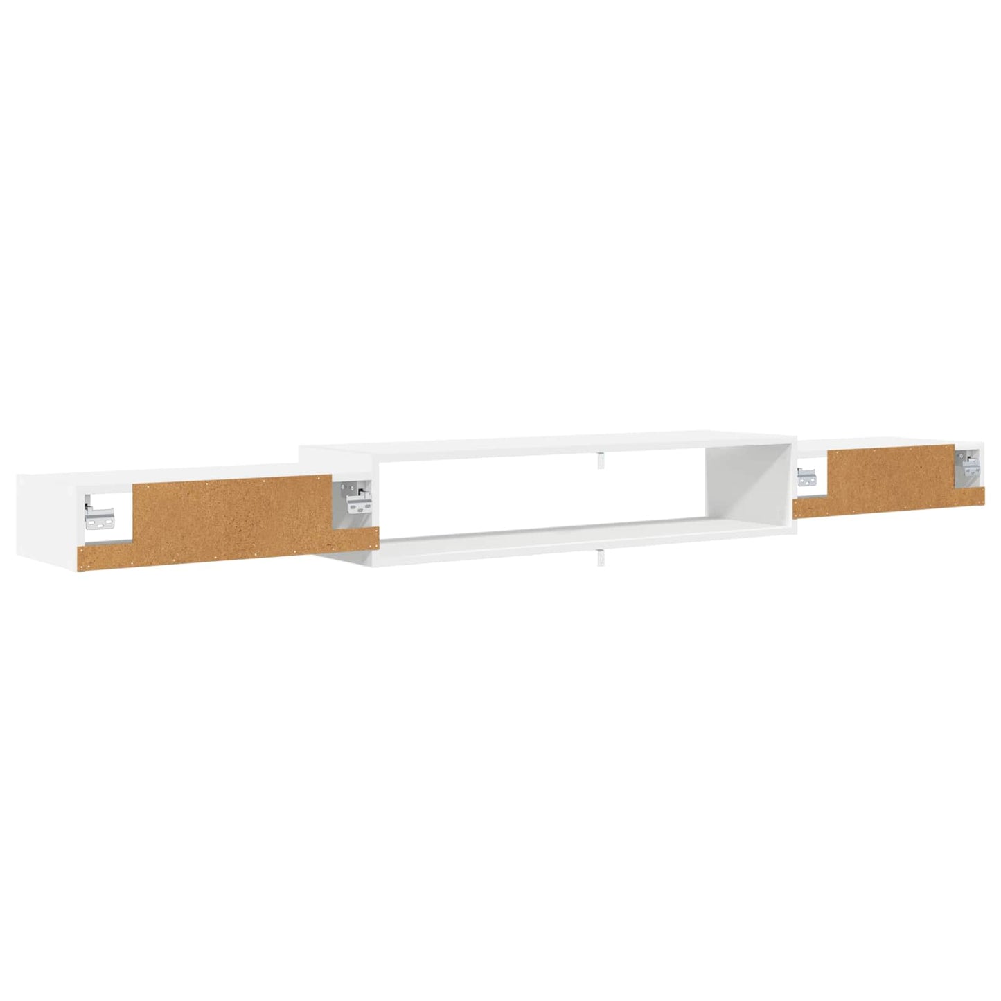 vidaXL Wall-mounted TV Cabinet Wall-Mounted White 220 x 28 x 21 cm