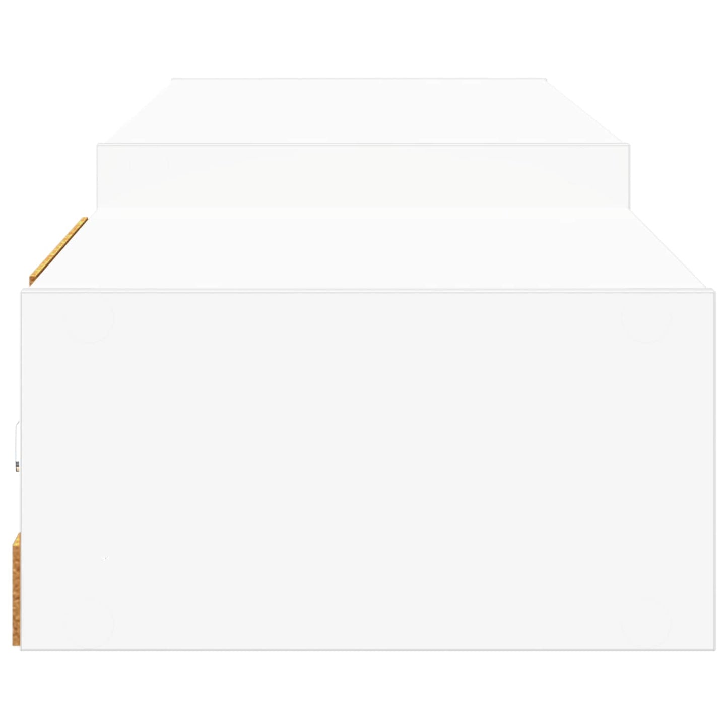 vidaXL Wall-mounted TV Cabinet Wall-Mounted White 220 x 28 x 21 cm