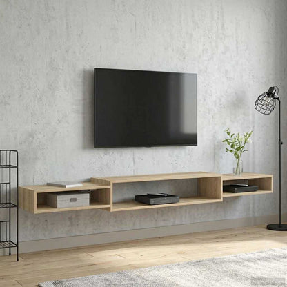 vidaXL Wall-mounted TV Cabinet Wall-Mounted Sonoma Oak
