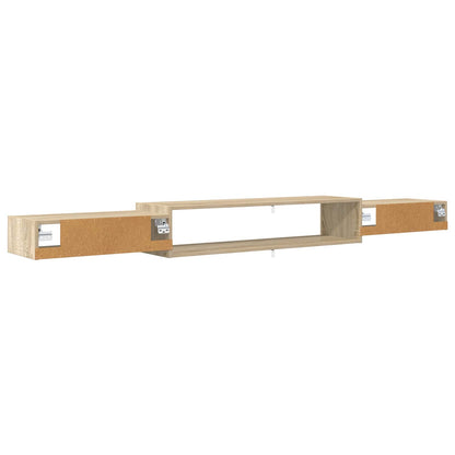vidaXL Wall-mounted TV Cabinet Wall-Mounted Sonoma Oak
