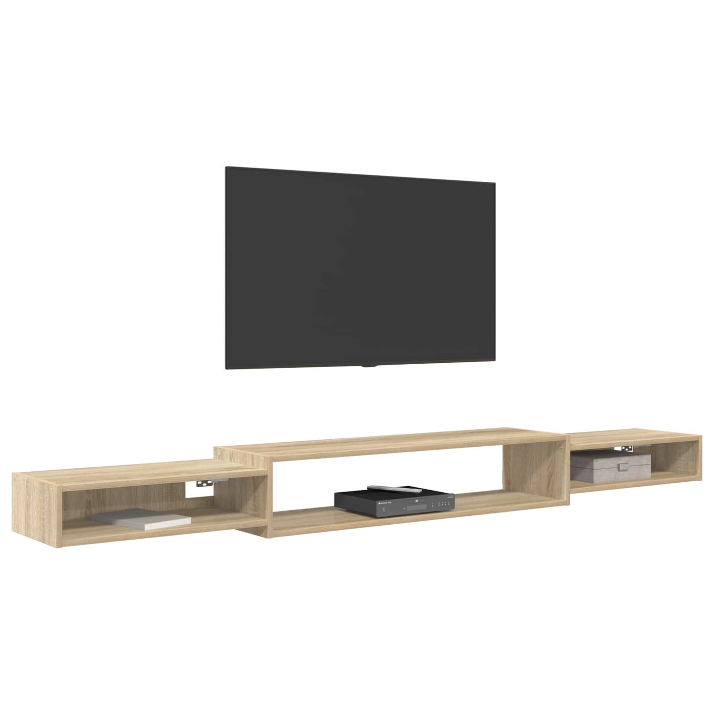 vidaXL Wall-mounted TV Cabinet Wall-Mounted Sonoma Oak