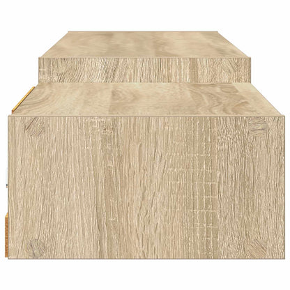 vidaXL Wall-mounted TV Cabinet Wall-Mounted Sonoma Oak