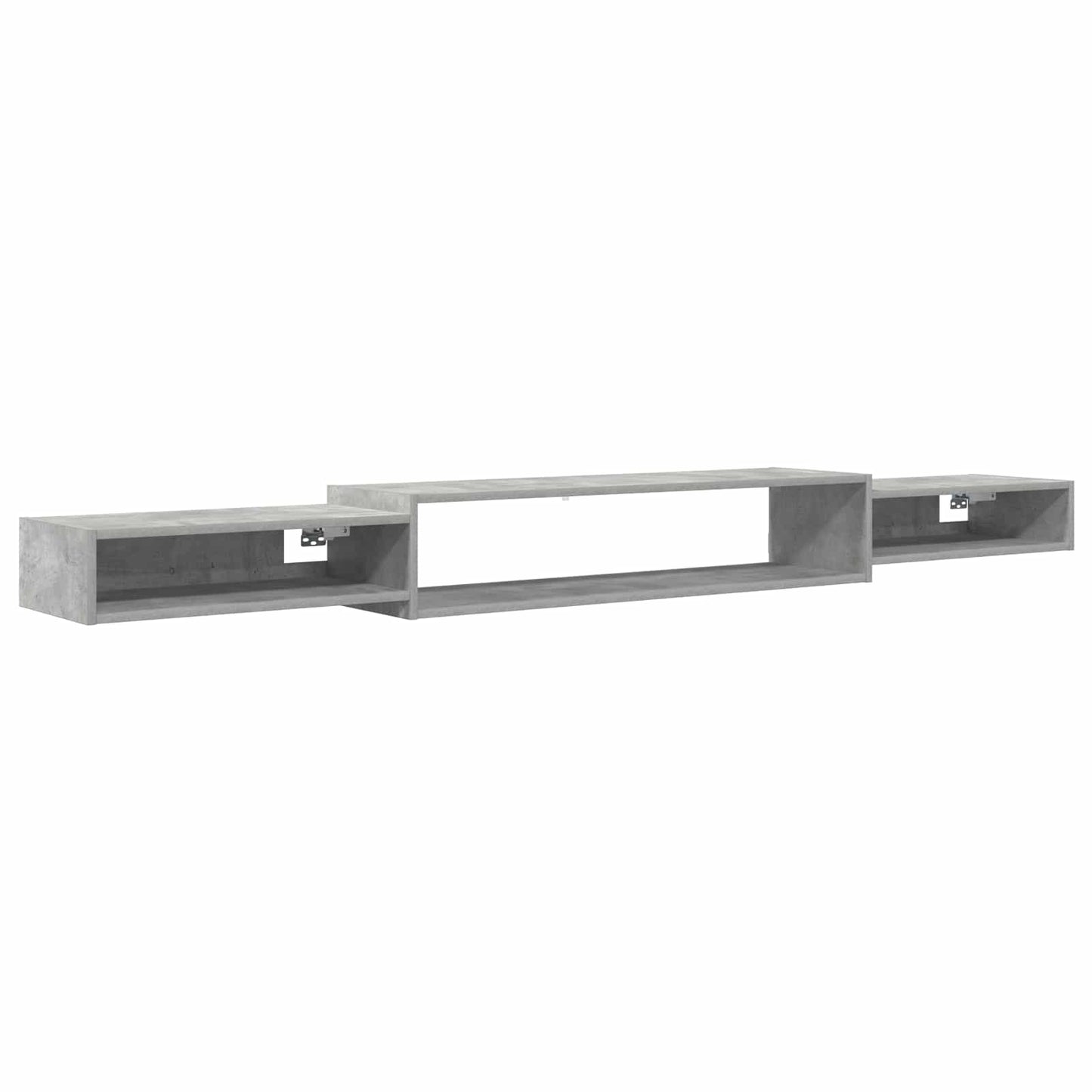 vidaXL Wall-mounted TV Cabinet Wall-Mounted Concrete Grey