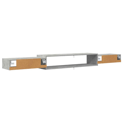 vidaXL Wall-mounted TV Cabinet Wall-Mounted Concrete Grey