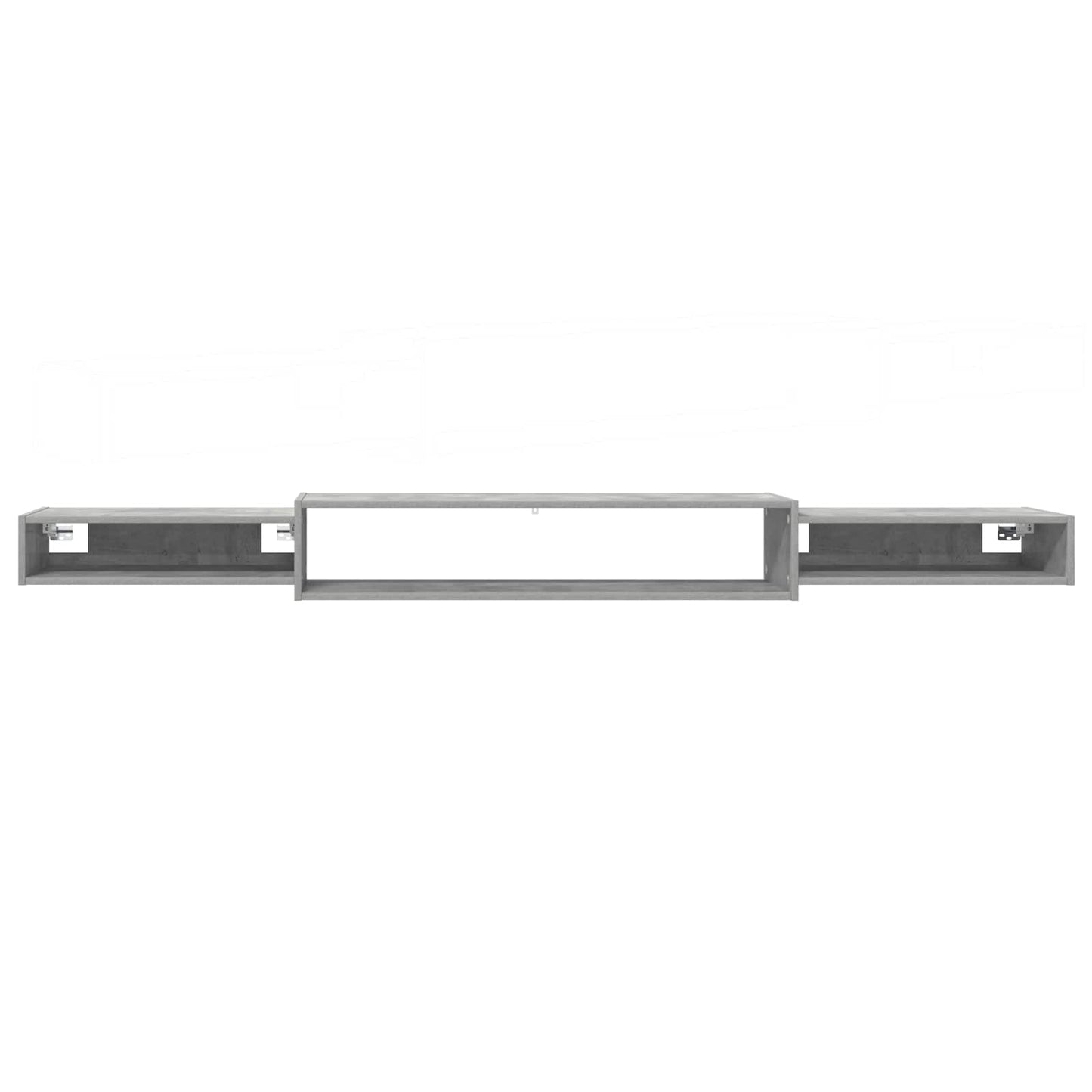vidaXL Wall-mounted TV Cabinet Wall-Mounted Concrete Grey