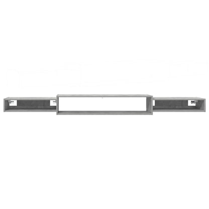 vidaXL Wall-mounted TV Cabinet Wall-Mounted Concrete Grey