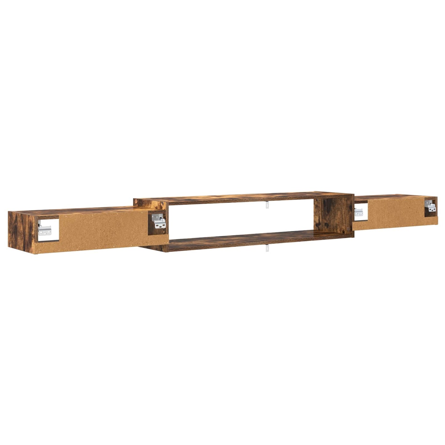vidaXL Wall-mounted TV Cabinet Wall-Mounted Smoked Oak