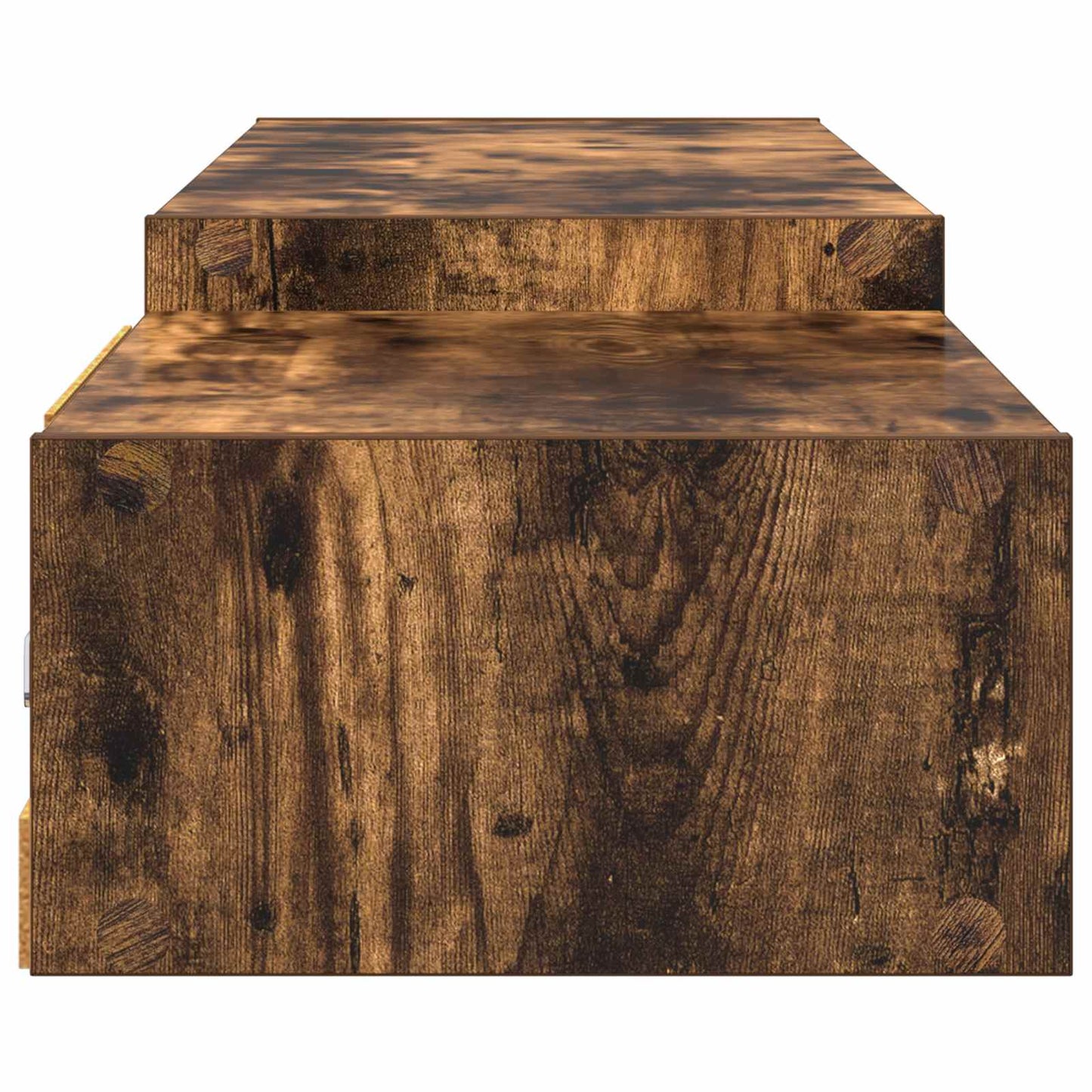 vidaXL Wall-mounted TV Cabinet Wall-Mounted Smoked Oak