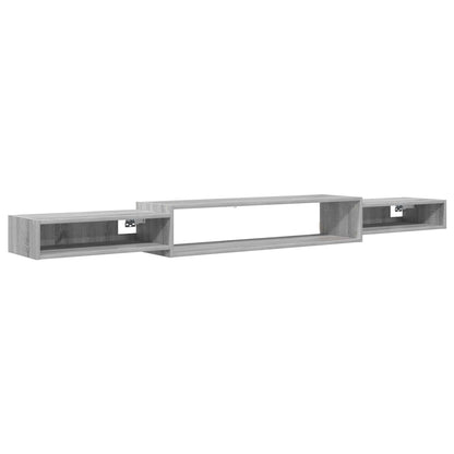vidaXL Wall-mounted TV Cabinet Wall-Mounted Grey Sonoma