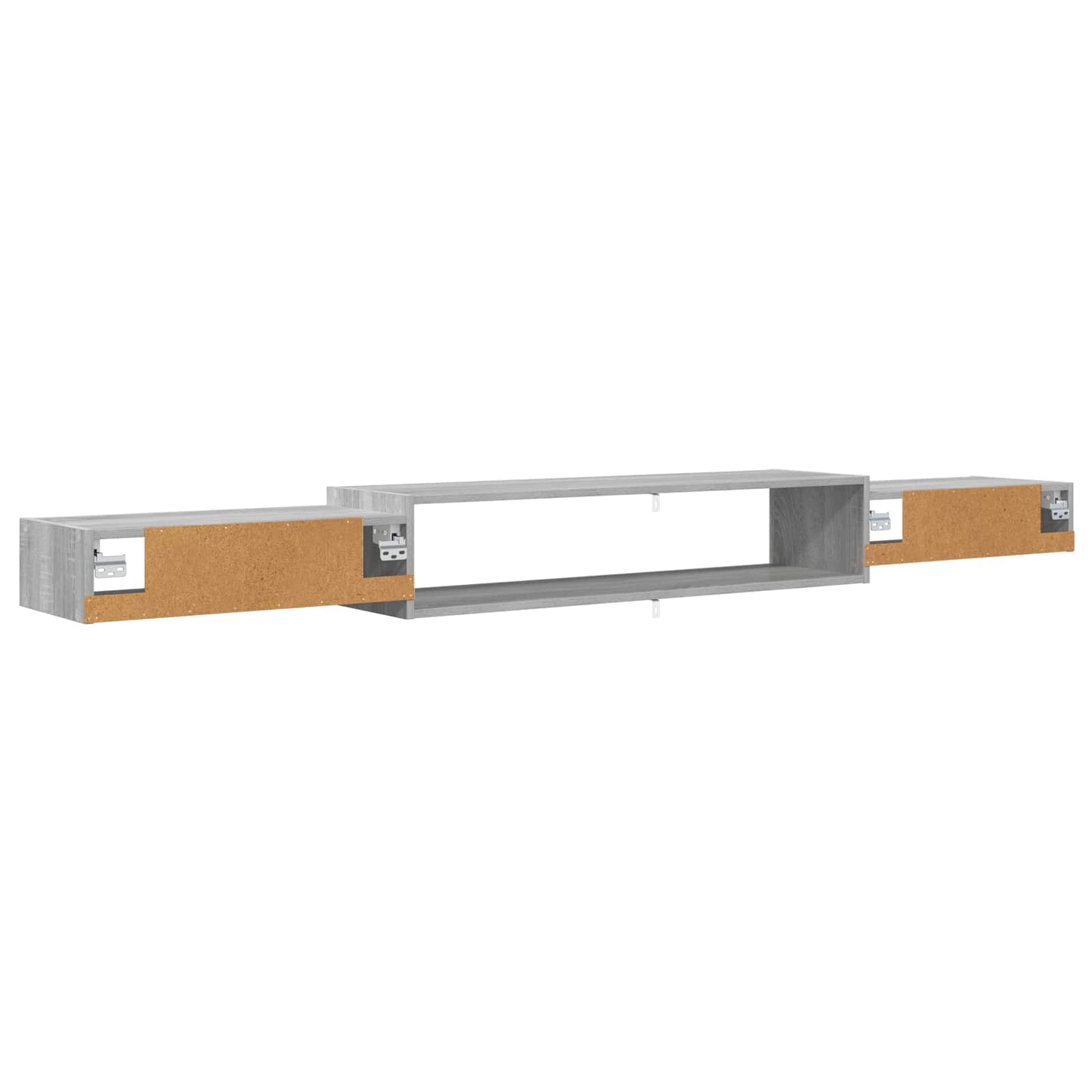 vidaXL Wall-mounted TV Cabinet Wall-Mounted Grey Sonoma
