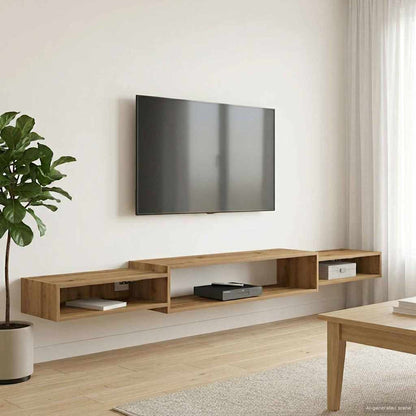 vidaXL Wall-mounted TV Cabinet Wall-Mounted Artisan Oak