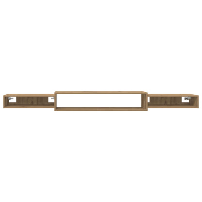 vidaXL Wall-mounted TV Cabinet Wall-Mounted Artisan Oak