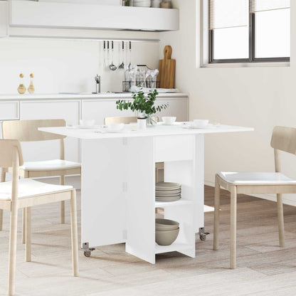vidaXL Dinning Table 115 x 70 x 75 cm Engineered Wood White