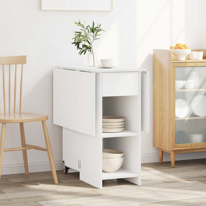 vidaXL Dinning Table 115 x 70 x 75 cm Engineered Wood White