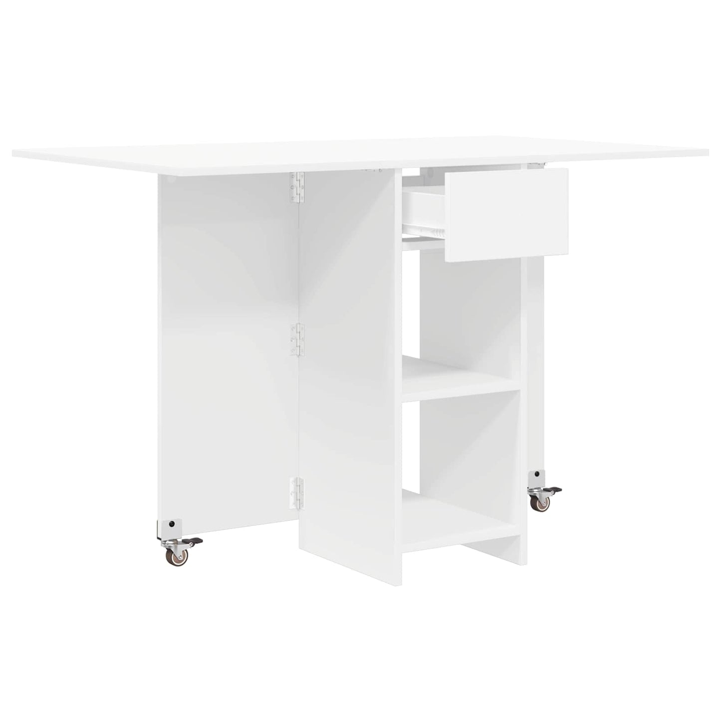 vidaXL Dinning Table 115 x 70 x 75 cm Engineered Wood White