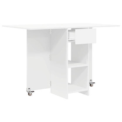 vidaXL Dinning Table 115 x 70 x 75 cm Engineered Wood White