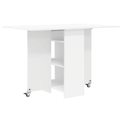 vidaXL Dinning Table 115 x 70 x 75 cm Engineered Wood White