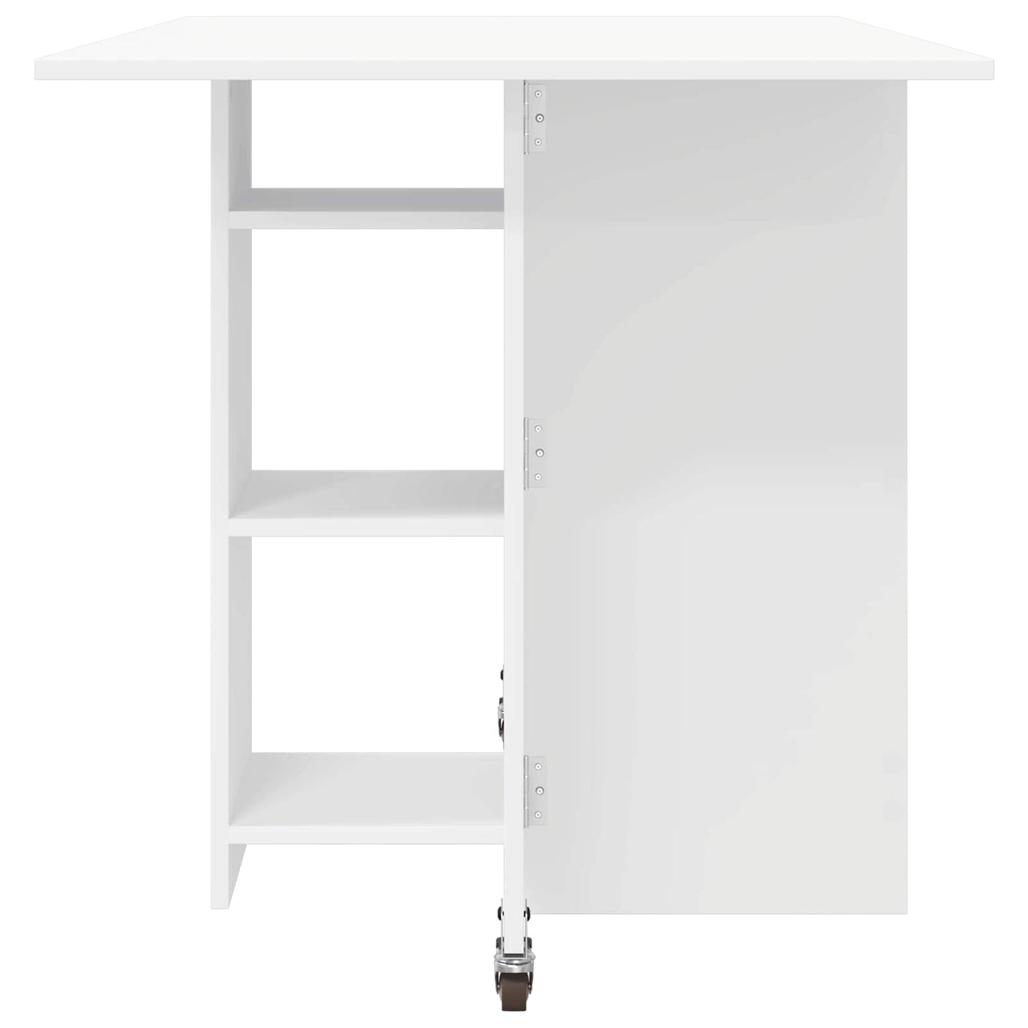 vidaXL Dinning Table 115 x 70 x 75 cm Engineered Wood White