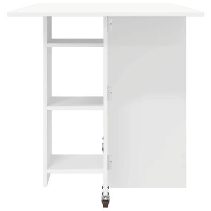 vidaXL Dinning Table 115 x 70 x 75 cm Engineered Wood White
