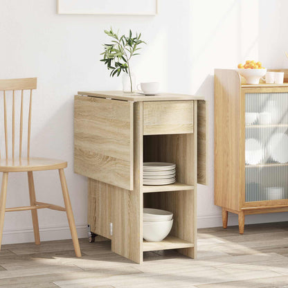 vidaXL Dinning Table 115 x 70 x 75 cm Engineered Wood Sonoma Oak
