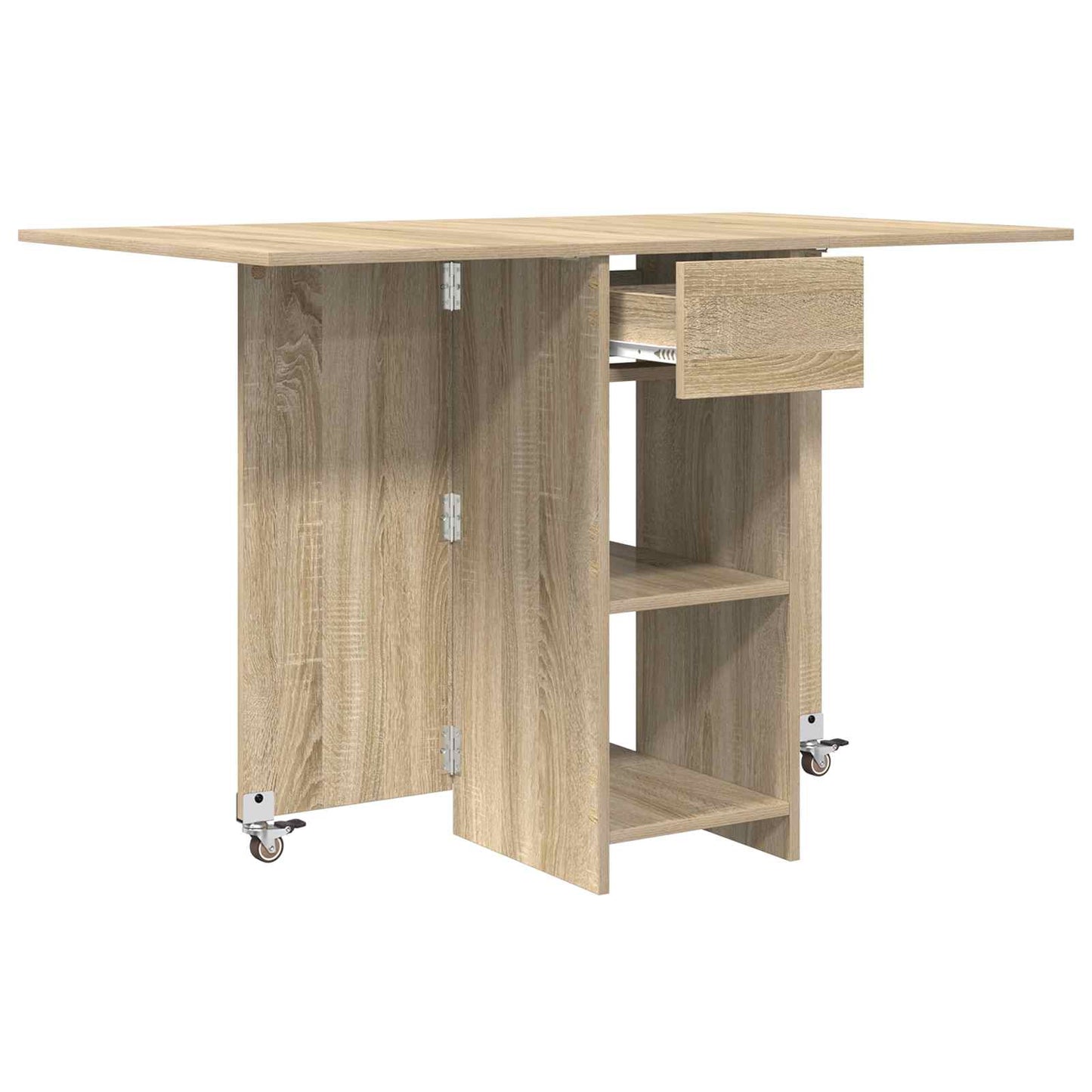 vidaXL Dinning Table 115 x 70 x 75 cm Engineered Wood Sonoma Oak