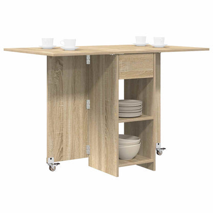 vidaXL Dinning Table 115 x 70 x 75 cm Engineered Wood Sonoma Oak