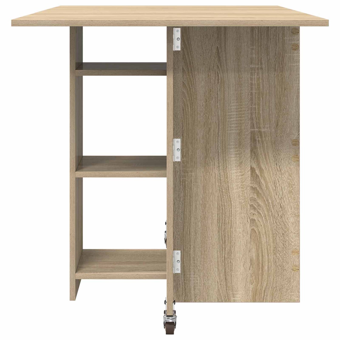 vidaXL Dinning Table 115 x 70 x 75 cm Engineered Wood Sonoma Oak