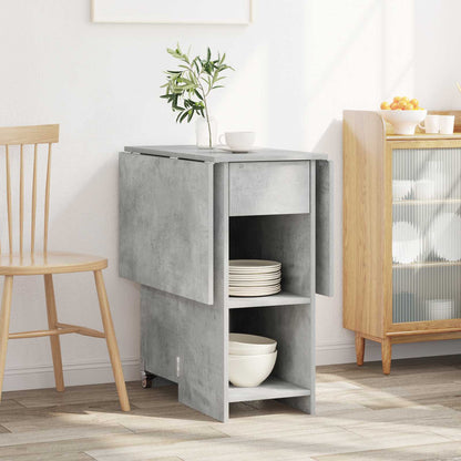 vidaXL Dinning Table 115 x 70 x 75 cm Engineered Wood Concrete Grey