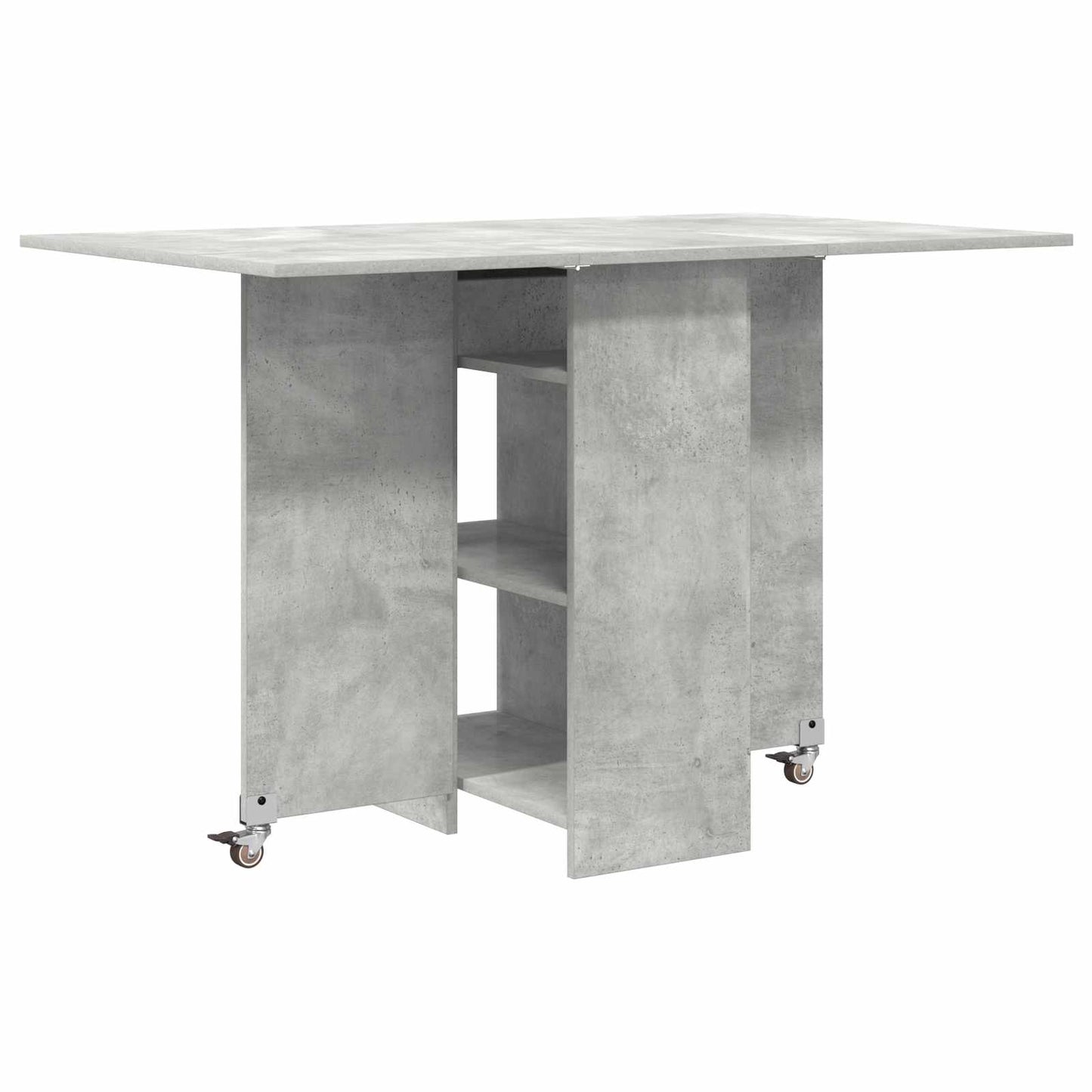 vidaXL Dinning Table 115 x 70 x 75 cm Engineered Wood Concrete Grey