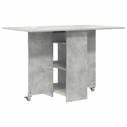 vidaXL Dinning Table 115 x 70 x 75 cm Engineered Wood Concrete Grey