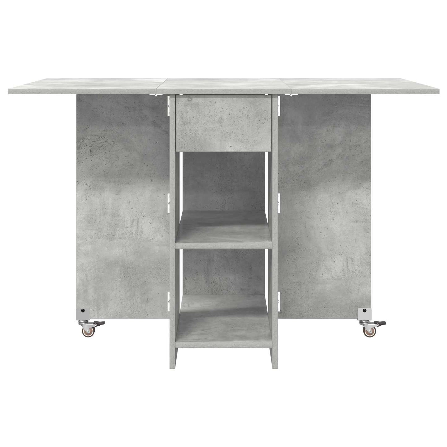 vidaXL Dinning Table 115 x 70 x 75 cm Engineered Wood Concrete Grey