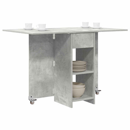 vidaXL Dinning Table 115 x 70 x 75 cm Engineered Wood Concrete Grey