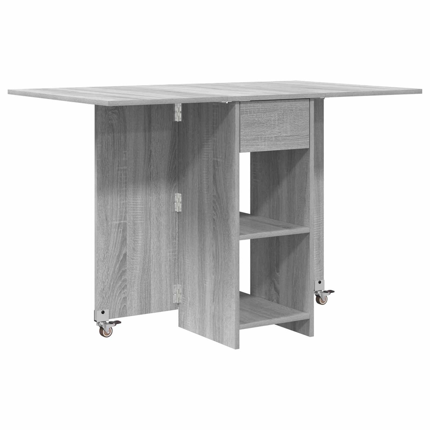 vidaXL Dinning Table 115 x 70 x 75 cm Engineered Wood Grey Sonoma