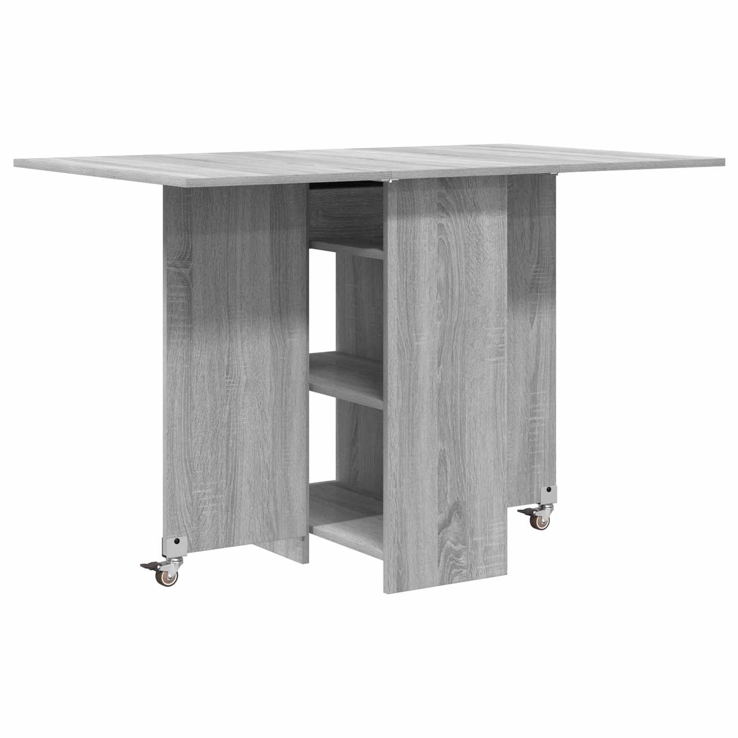 vidaXL Dinning Table 115 x 70 x 75 cm Engineered Wood Grey Sonoma