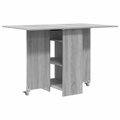 vidaXL Dinning Table 115 x 70 x 75 cm Engineered Wood Grey Sonoma